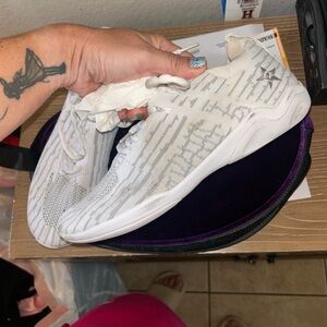 White Rebel Revolt cheer shoes
